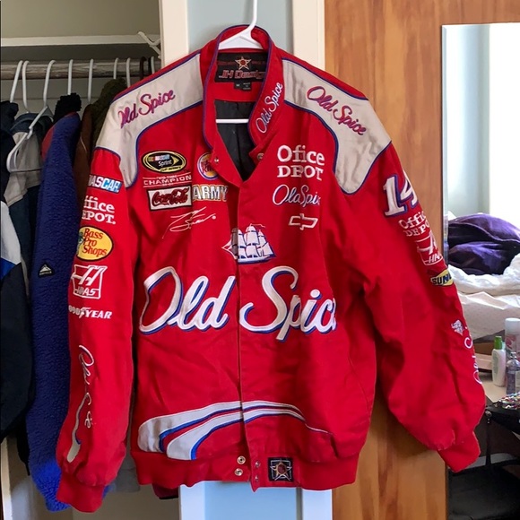 Vintage Nascar Old Spice Racing Jacket 